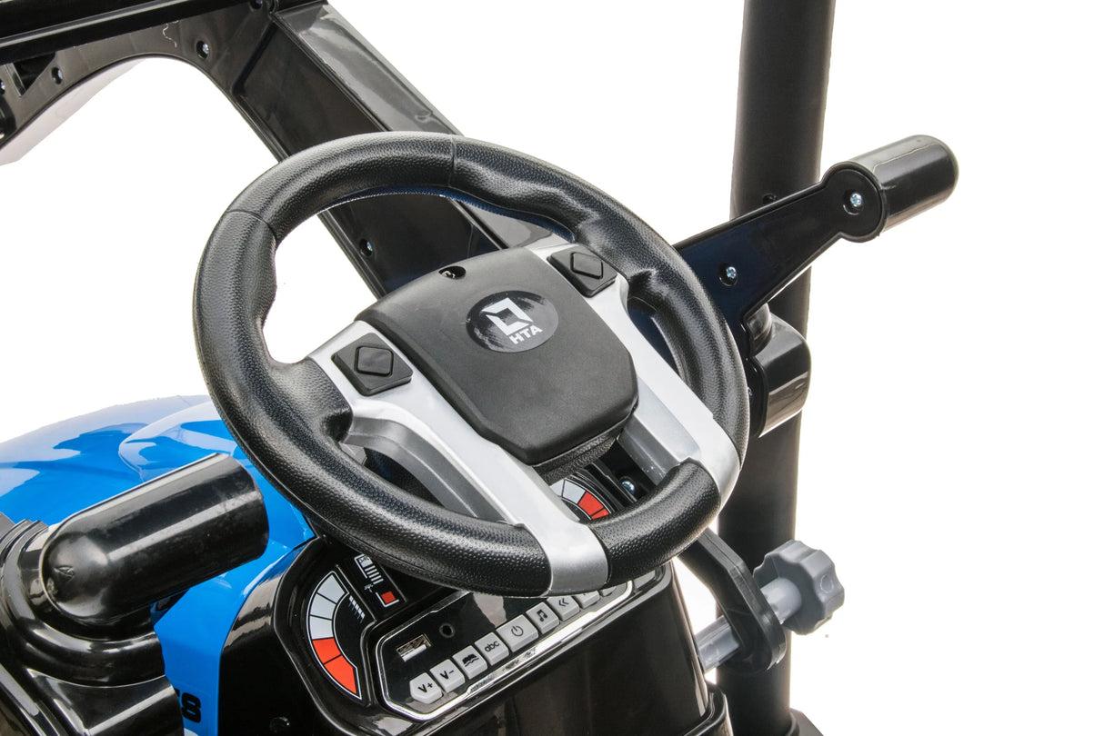 24V Kids Remote Control Ride On Pedal Tractor - Omega Lifestyles