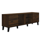 Mid Century Retro Particle Board TV Stand Console - Omega Lifestyles
