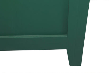 Vintage Green Accent MDF Cabinet With 4 Doors - Sleep Galleria