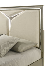 Modern Upholstered Wood Bed Frame With LED Headboard - Omega Lifestyles