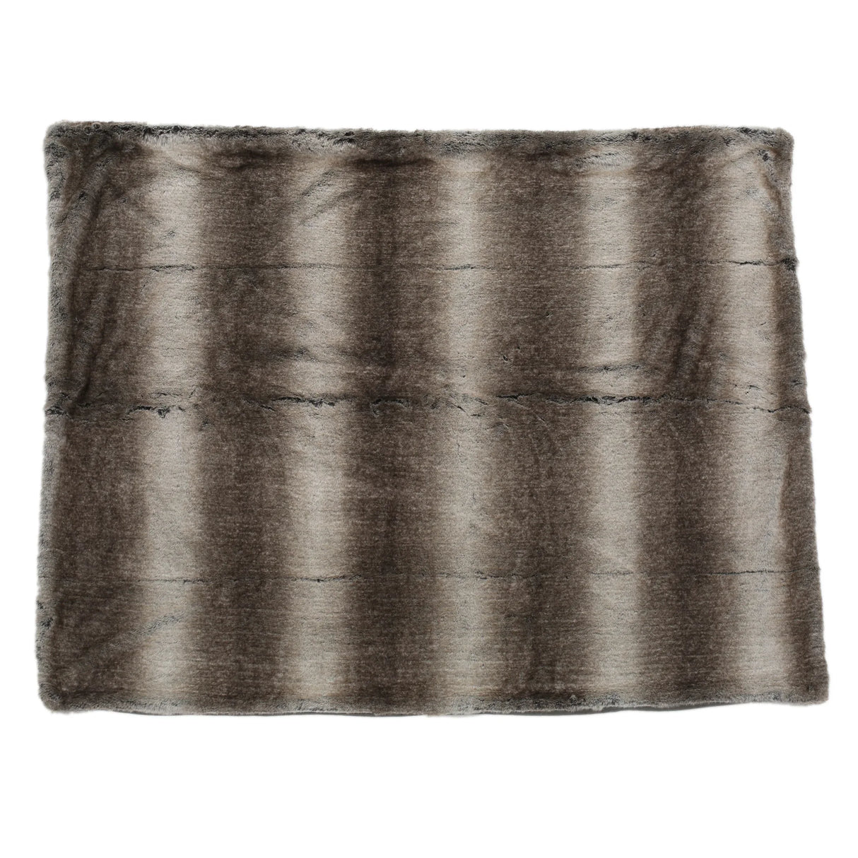 Brown Faux Fur Soft Cozy 50x60 Inch Throw Blanket - Omega Lifestyles