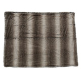 Brown Faux Fur Soft Cozy 50x60 Inch Throw Blanket - Omega Lifestyles
