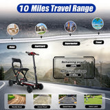 Foldable Lightweight Aluminum Alloy 4-Wheel Mobility Scooter - Omega Lifestyles