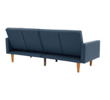 Adjustable Fabric Sofa With Wood Frame Navy - Omega Lifestyles