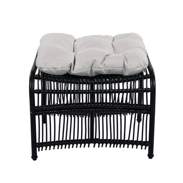 3-Piece Outdoor Wicker Patio Furniture Set With Cushions - Omega Lifestyles