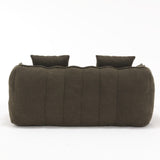 Chenille Twin Cozy Bean Bag Chair With Foam Core - Omega Lifestyles