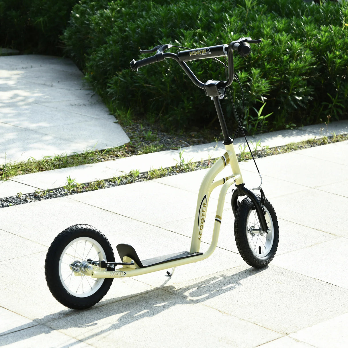 Youth Scooter With Dual Brakes Adjustable 12-Inch Tires - Omega Lifestyles