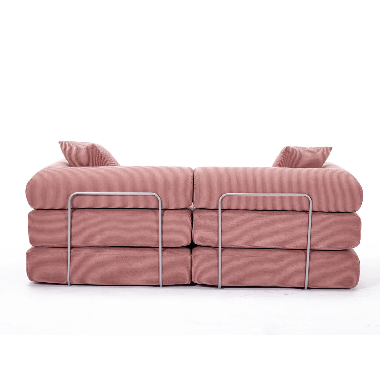 Modular Folding Convertible Corduroy Sofa Bed - Omega Lifestyles