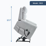 Dual Motor Power Lift Recliner Chair With Massage Heating - Omega Lifestyles