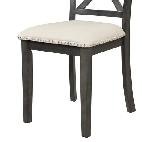 5-Piece Solid Wood Dining Table and Chairs Set - Omega Lifestyles