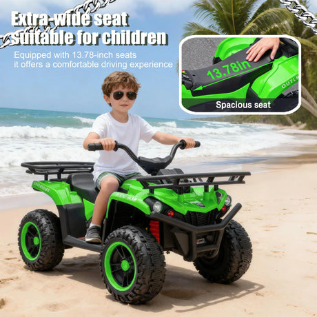 24V High-Power Kids Ride On ATV With LED Headlights - Omega Lifestyles