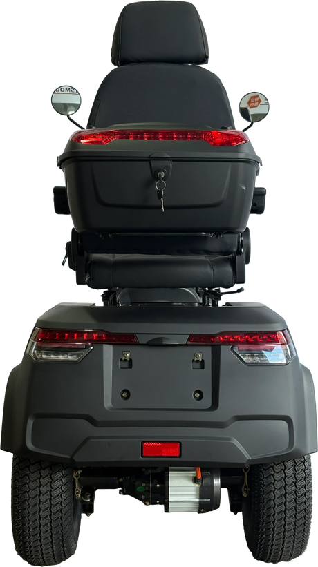 Heavy Duty 4 Wheel Mobility Scooter With Dual Brakes - Omega Lifestyles