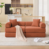 Modular Folding Convertible Corduroy Sofa Bed - Omega Lifestyles