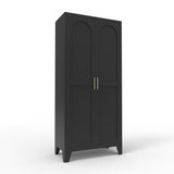 71-Inch Steel Storage Cabinet With Adjustable Shelves