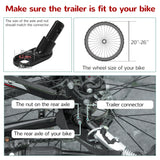 Foldable Aluminum Kids Bike Trailer Jogger Stroller - Omega Lifestyles