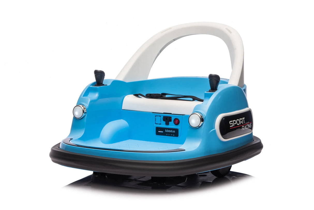 12V Remote Control Ride-On Bumper Car With LED Lights - Omega Lifestyles