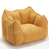 Chenille Foam Bean Bag Chair for Living Room - Omega Lifestyles