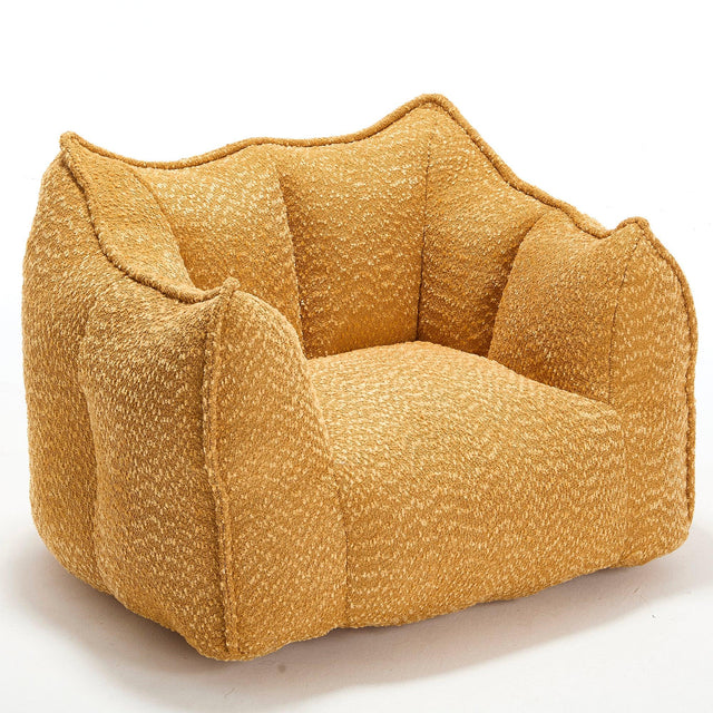 Chenille Foam Bean Bag Chair for Living Room - Omega Lifestyles