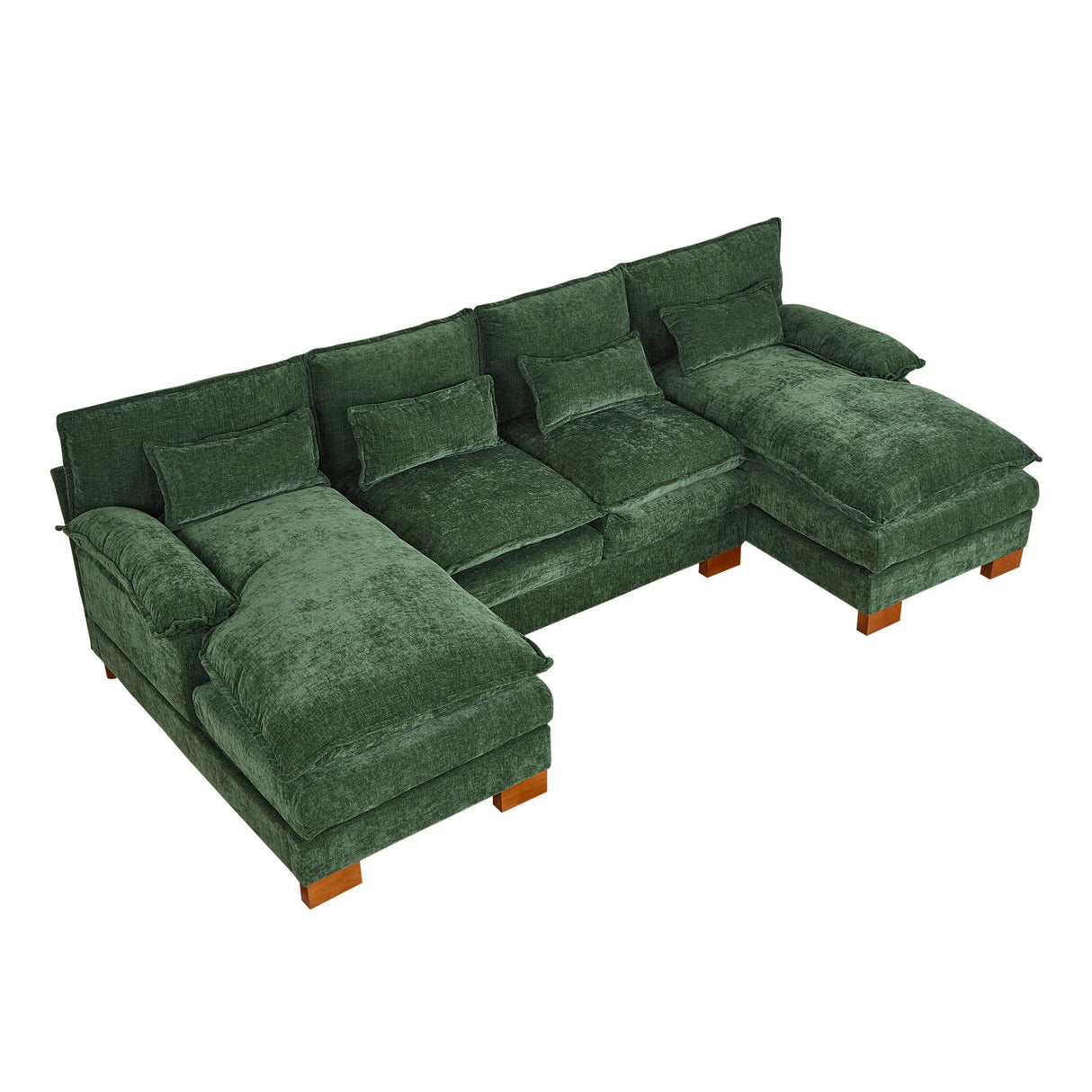 Chenille Fabric 3-Seat Combination Sofa - Omega Lifestyles