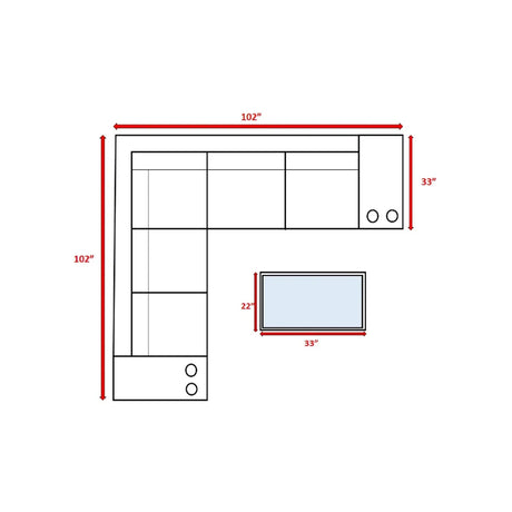 8-Piece Fully Assembled Outdoor Wicker Sectional Set With Cushions - Omega Lifestyles