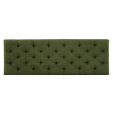 Green Boucle Ottoman Bench With Storage And Seating - Omega Lifestyles