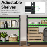 Heavy-Duty Adjustable Steel 5-Tier Storage Shelving Unit - Omega Lifestyles