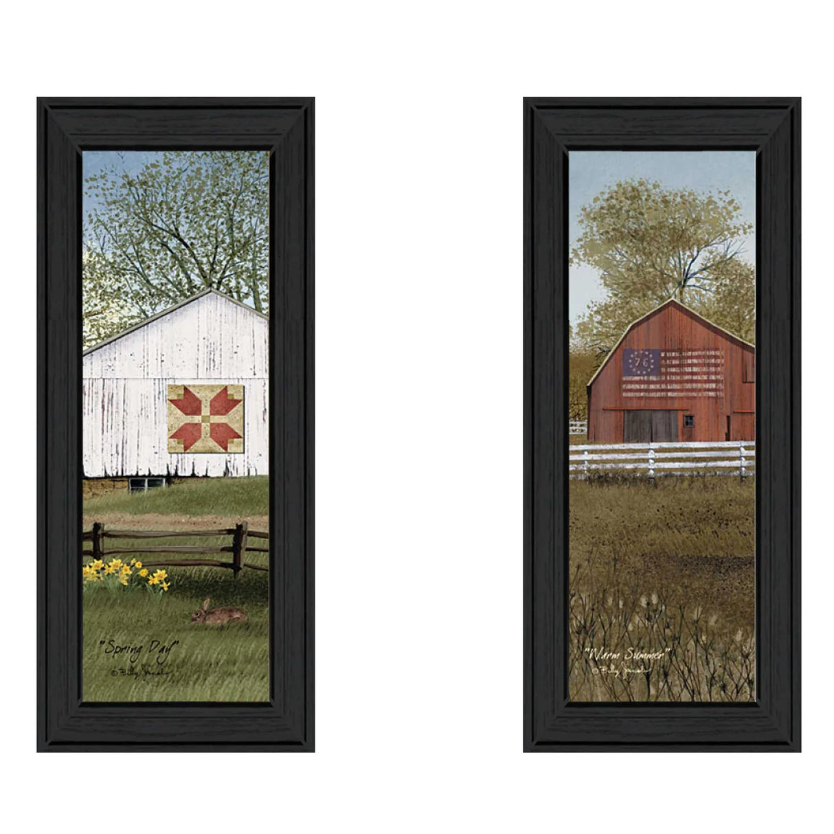 Multicolor MDF Framed Wall Art Farmhouse Decor - Omega Lifestyles