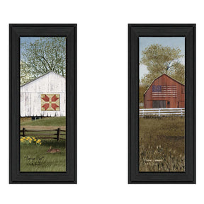 Multicolor MDF Framed Wall Art Farmhouse Decor - Omega Lifestyles