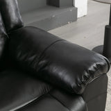 Manual Rocking 360-Degree Swivel Recliner Chair With PU Upholstery - Omega Lifestyles