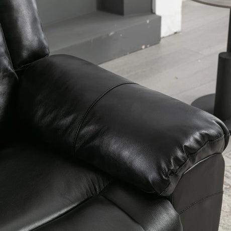 Manual Rocking 360-Degree Swivel Recliner Chair With PU Upholstery - Omega Lifestyles