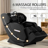 Zero Gravity Full Body Air Pressure PU Leather Massage Chair - Omega Lifestyles