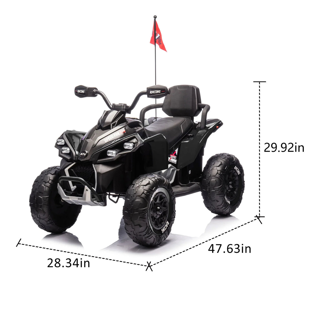 24V Kids Ride On Electric ATV With Remote Control - Omega Lifestyles