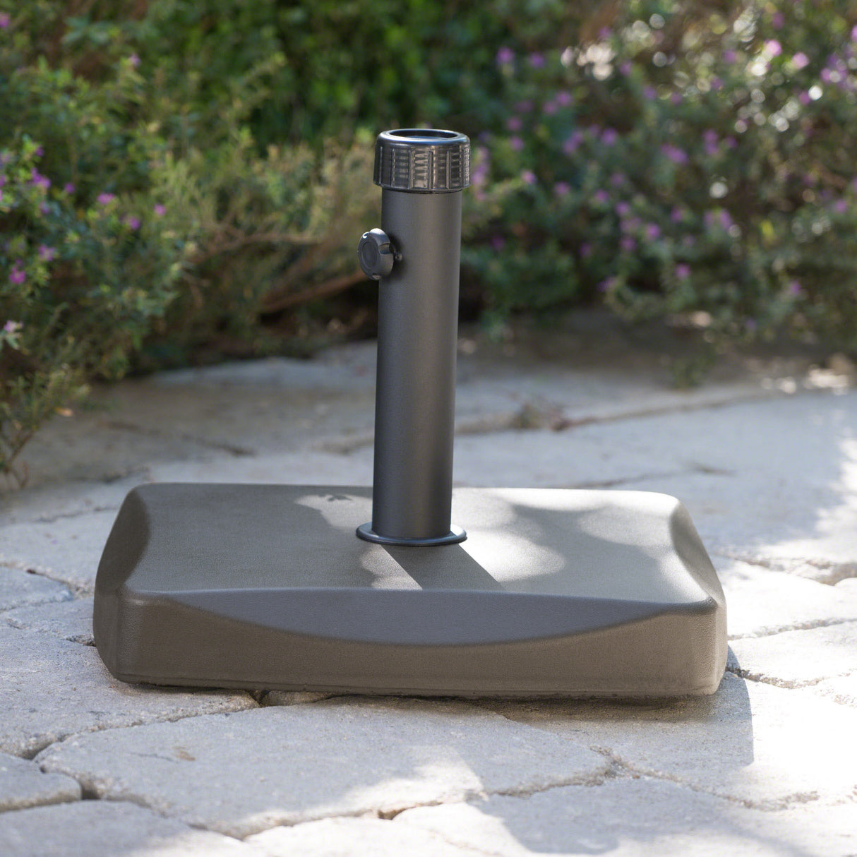 Concrete Square Umbrella Base With Tightening Knob