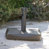 Concrete Square Umbrella Base With Tightening Knob