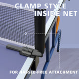 Foldable Portable 8x4 Ft Indoor Outdoor Table Tennis Table Set - Omega Lifestyles