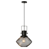 Industrial Steel Frame Adjustable Hanging Pendant Light