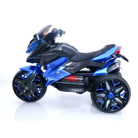 12V Kids Ride-On Motorcycle With PU Seat And Lights - Omega Lifestyles