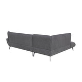 Large Soft Combination Sofa With Two-Tone Fabric - Omega Lifestyles