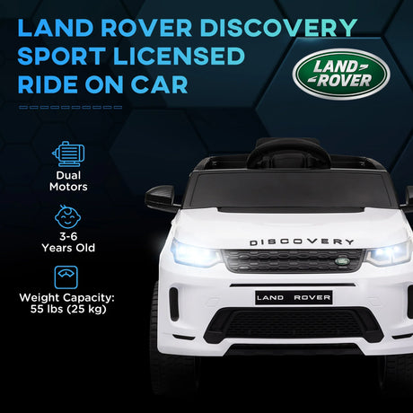 Licensed Land Rover Discovery Sport 12V Kids Ride-On Car - Omega Lifestyles