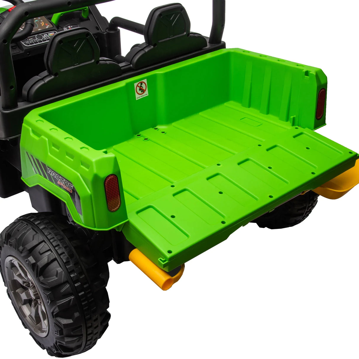 24V Two-Seater Remote Control Ride On Dump Truck - Omega Lifestyles