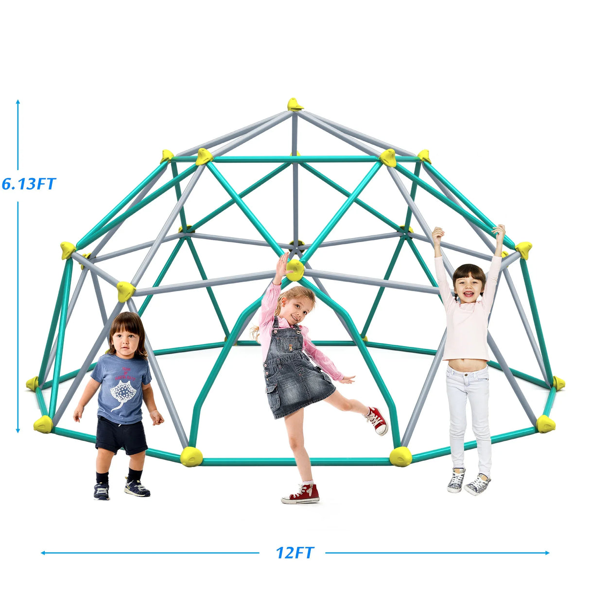 12-Foot Rust Resistant Metal Kids Climbing Dome - Omega Lifestyles