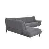 Large Soft Combination Sofa With Two-Tone Fabric - Omega Lifestyles