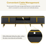 Modern Luxury Minimalism TV Stand With Storage Cabinets - Sleep Galleria