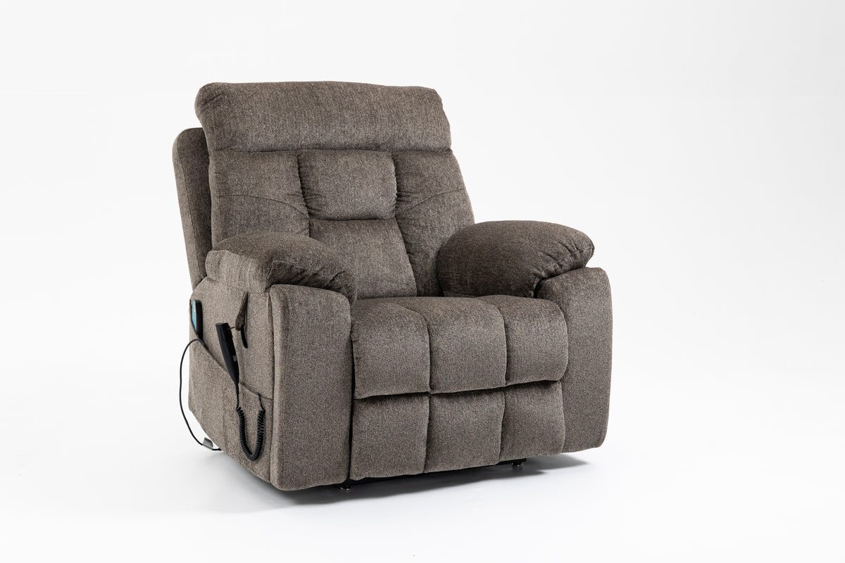 Extra Large Heated Massage Lift Chair With Dual OKIN Motors