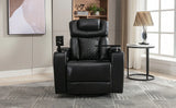 Power Reclining PU Leather Home Theater Recliner Chair - Omega Lifestyles