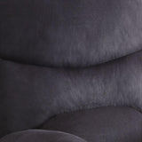 Black Fabric Motion Recliner With Plush Pillow-Top Arms - Omega Lifestyles