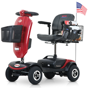 Outdoor Compact Mobility Scooter With Windshield USB Charger - Omega Lifestyles