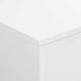 Minimalist White High Gloss Coffee Table With Drawers - Sleep Galleria
