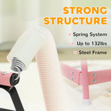 Plush Spring Rocking Horse With Sounds And Saddle - Omega Lifestyles