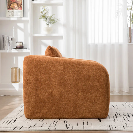 Convertible Chenille Foldable Single Sofa Bed With Pillow - Omega Lifestyles